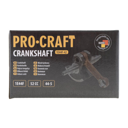Kliková hřídel 44mm 1E44F 52CC  PROCRAFT | 1E44F-42