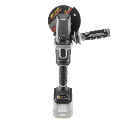 Aku úhlová bruska s plochou hlavou Procraft Industrial AG125C (bez baterie a nabíječky) | AG125C bb