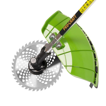 Aku křovinořez Procraft ATA-40 + dvouramenný popruh a ochranný štít | ATA-40/20SH/CH/FACE-GUARD