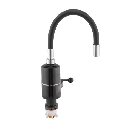 Baterie s elektrickým ohřevem vody a flexi výtokem ELW06-EF-2BLACK, černá | ELW06-EF-2BLACK