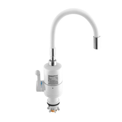 Baterie s elektrickým ohřevem vody a flexi výtokem ELW06-EF-WHITE, bílá | ELW06-EF-WHITE