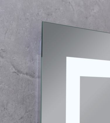 Koupelnové zrcadlo s LED osvětlením, protizamlžovací funkcí a regulací jasu, MR07-50×80 Hard | MR07-50×80 Hard