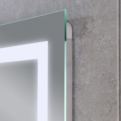 Koupelnové zrcadlo s LED osvětlením, protizamlžovací funkcí a regulací jasu, MR08-80×60-REVERSE Tall | MR08-80×60-REVERSE Tall