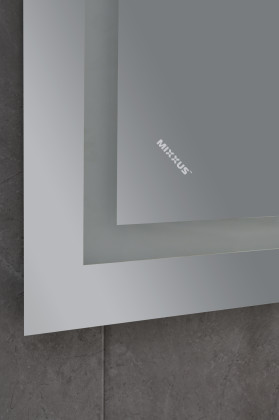 Koupelnové zrcadlo s LED osvětlením, protizamlžovací funkcí a regulací jasu, MR08-80×60-REVERSE Tall | MR08-80×60-REVERSE Tall