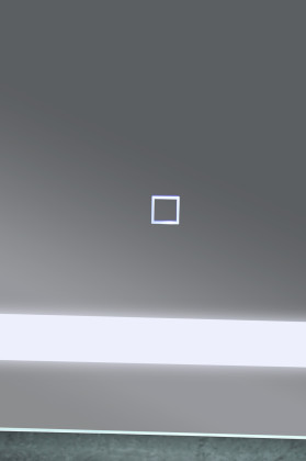 Koupelnové zrcadlo s LED osvětlením, protizamlžovací funkcí a regulací jasu, MR08-80×60-REVERSE Tall | MR08-80×60-REVERSE Tall