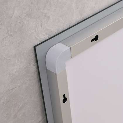 Koupelnové zrcadlo s LED osvětlením, protizamlžovací funkcí a regulací jasu, WARM MR12-80х60-REVERSE | MR12-80×60-REVERSE Warm