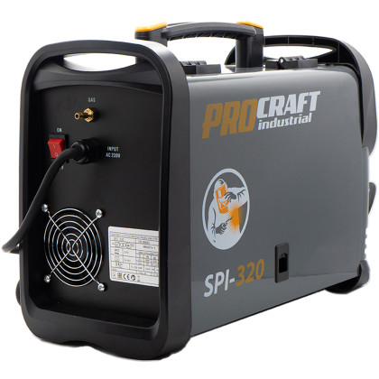 Svařovací poloautomatický invertor (CO2) Procraft SPI-320 a svářecí kukla SPH1000 | SSPI-320/SPH1000