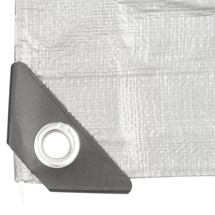 Plachta Procraft ST3x6 200g/m2 nepromokavá s oky 3x6 m stříbrná | ST3x6