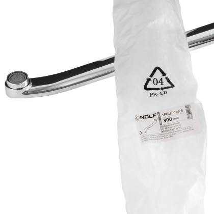 Ramínko výtokové tvarované NOLF, SPOUT-143-S 300mm (NF3020) | SPOUT-143-S 300mm