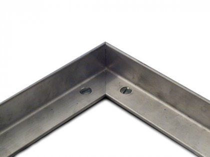Hliníkový rám pro vstupní rohože a čistící zóny 60 x 120 cm - 30 x 20 x 2 mm