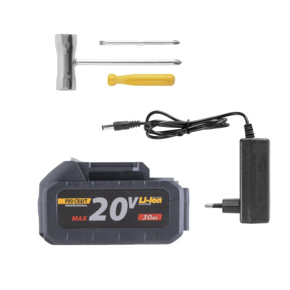 Sada aku vyžínač Procraft PTA24Bl a aku fukar Procraft PB18 | SPTA24BL-PB18