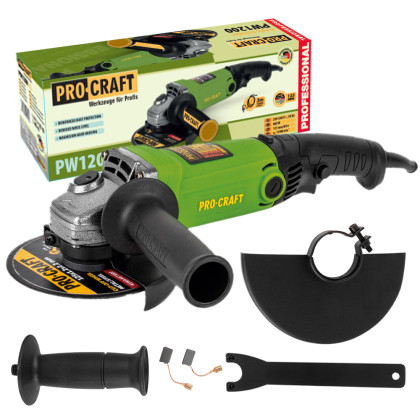 PROCRAFT PW1200 Úhlová bruska 125mm