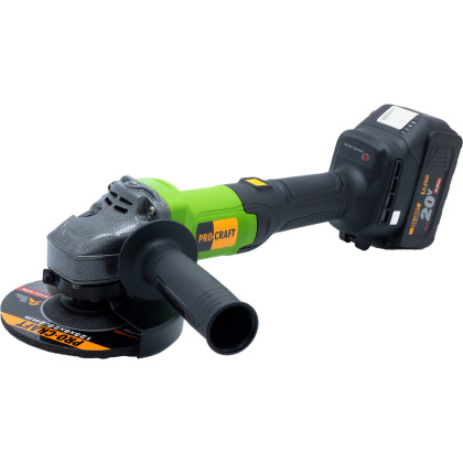 PROCRAFT PGA20 Aku úhlová bruska (bez baterie a nabíječky)