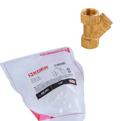 Šikmý  filtr, KR.F01 1/2" | KR.F01 1/2"