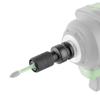 Adaptér (redukce) z 1/2" čtyřhran na bity 1/4" pro rázové utahováky | Adapter 1/2" for impact wrenc