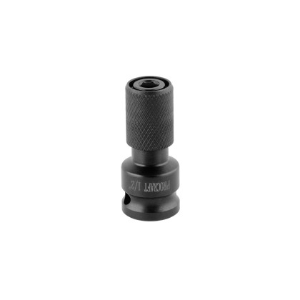 Adaptér (redukce) z 1/2" čtyřhran na bity 1/4" pro rázové utahováky | Adapter 1/2" for impact wrenc