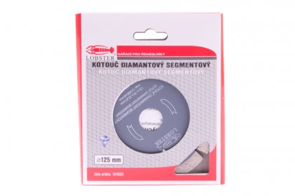 Diamantový kotouč segmentový 125mm