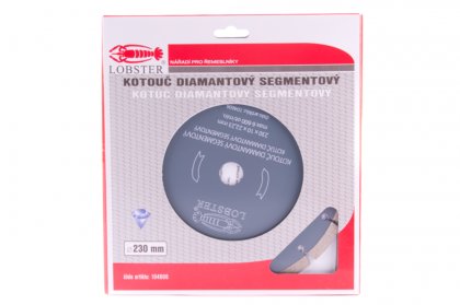 Diamantový kotouč segmentový 230mm