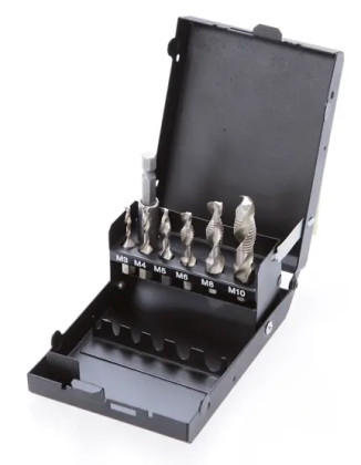 Sada vrtáků / závitníků | HSS-G | 7dílná, BGS 1926