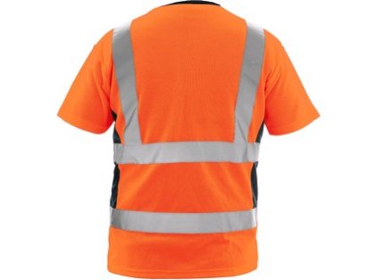 Tričko EXETER, výstražné, pánské, oranžové, vel. 3XL
