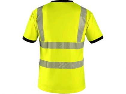 Tričko CXS RIPON, výstražné, pánské, žluto - černé, vel. L
