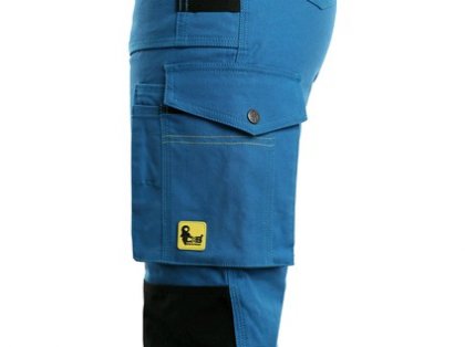 Kalhoty CXS STRETCH, 170-176cm, pánská, středně modrá-černá