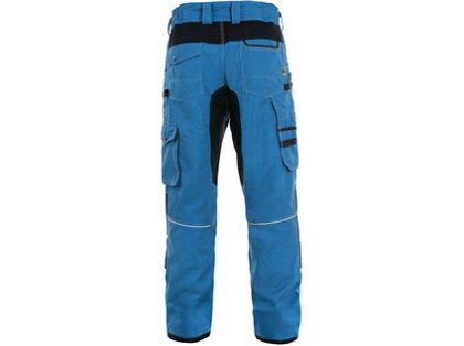 Kalhoty CXS STRETCH, 170-176cm, pánská, středně modrá-černá, vel. 58