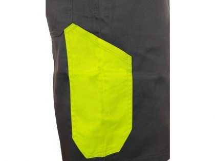 Kalhoty CXS PHOENIX CEFEUS, šedo-žlutá, vel. 60