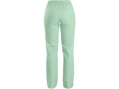 Dámské kalhoty CXS TARA zelené s bílými doplňky, vel. 38