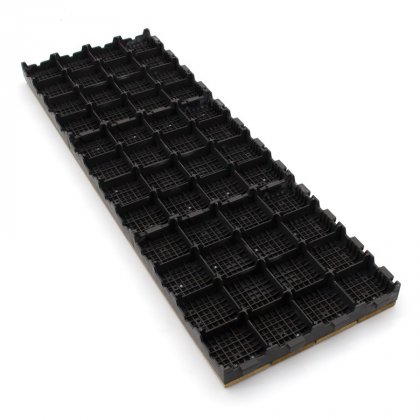 Hnědá dřevoplastová terasová dlaždice Linea Combi-Wood - 40 x 118 x 6,5 cm