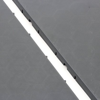 Šedá plastová terasová dlaždice Mega Tile - 116 x 76 x 3,5 cm