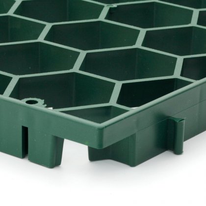 Zelená plastová zatravňovací dlažba Linea Salvaprato - 115,7 x 75,4 x 3 cm