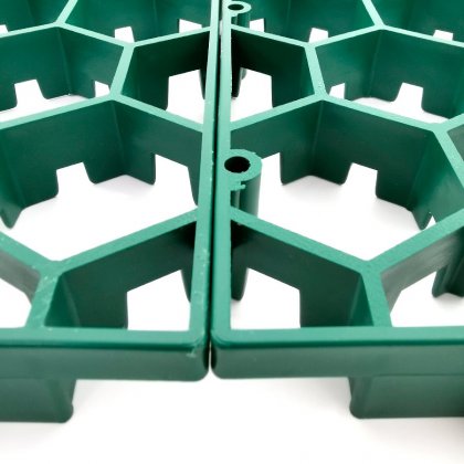 Zelená plastová zatravňovací dlažba Linea Salvaprato - 115,7 x 75,4 x 3 cm