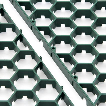 Zelená plastová zatravňovací dlažba Linea Salvaprato - 115,7 x 75,4 x 3 cm