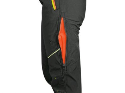 Kalhoty CXS TRENTON, zimní softshell, pánské, černé s HV žluto/oranžovými doplňky, vel. 46