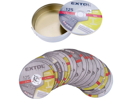 Kotouč řezný na kov 20ks, O 125x1,0x22,2mm
