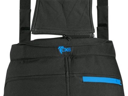 Kalhoty CXS TRENTON, zimní softshell, pánské, černo-modré, vel. 48