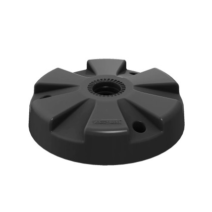 Červeno-bílý plastový (PPC) dopravní výstražný sloupek FLOMA WP63 - 6,3 x 100 cm