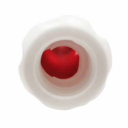 Červeno-bílý plastový (PPC) dopravní výstražný sloupek FLOMA WP24 - 11 x 120 cm