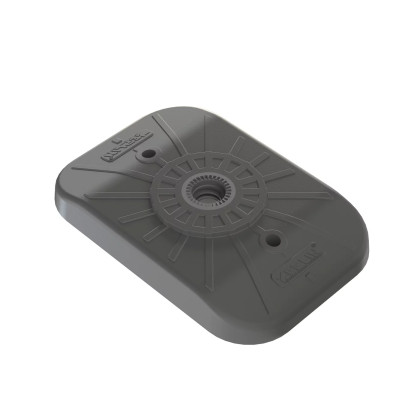 Oranžový plastový (PVC) dopravní výstražný sloupek FLOMA WP38 - 8 x 100 cm