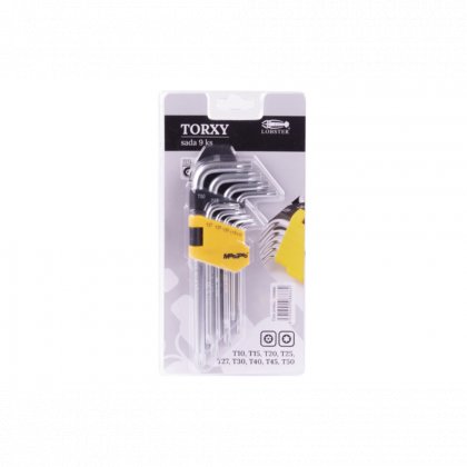 Torxy Becco T 10-50, sada 9ks