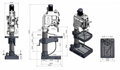 Sloupová vrtačka OPTIdrill B 50 GSM