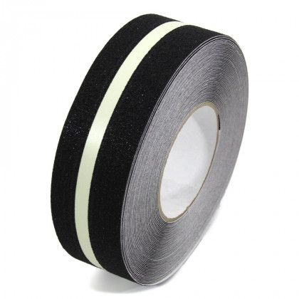 Korundová fotoluminiscenční podlahová páska - 18,3 m x 5 cm