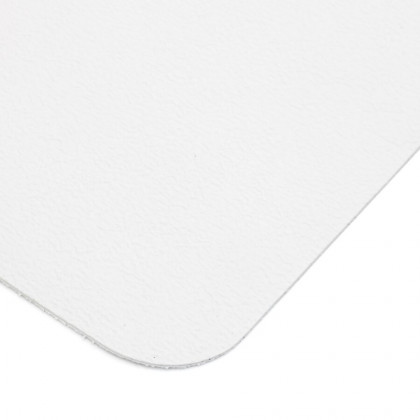 Bílá plastová protiskluzová voděodolná podlahová páska - 14 x 14 cm