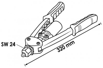 Nýtovací kleště pro slepé nýty VIGOR V2788