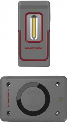 AKCE KW: LED svítilna Li-Poly 3,7V /1500mAh WI600 s bezdrátovým nabíjením + nabíječka