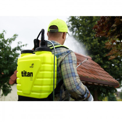 Postřikovač průmyslový zádový Marolex Titan Acid Line- Viton, 12l