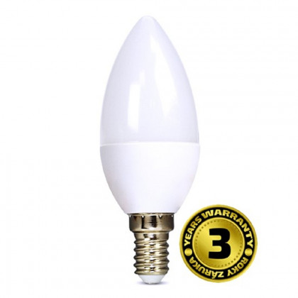 LED žárovka E14 svíčka 6W
