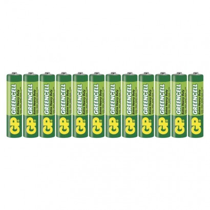 Zinková baterie GP Greencell AAA (R03)