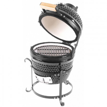 Gril BBQ Kamado Egg 13", priemer 27 cm, 35x40,5x55 cm, gril. výška 34,5 cm, čierny